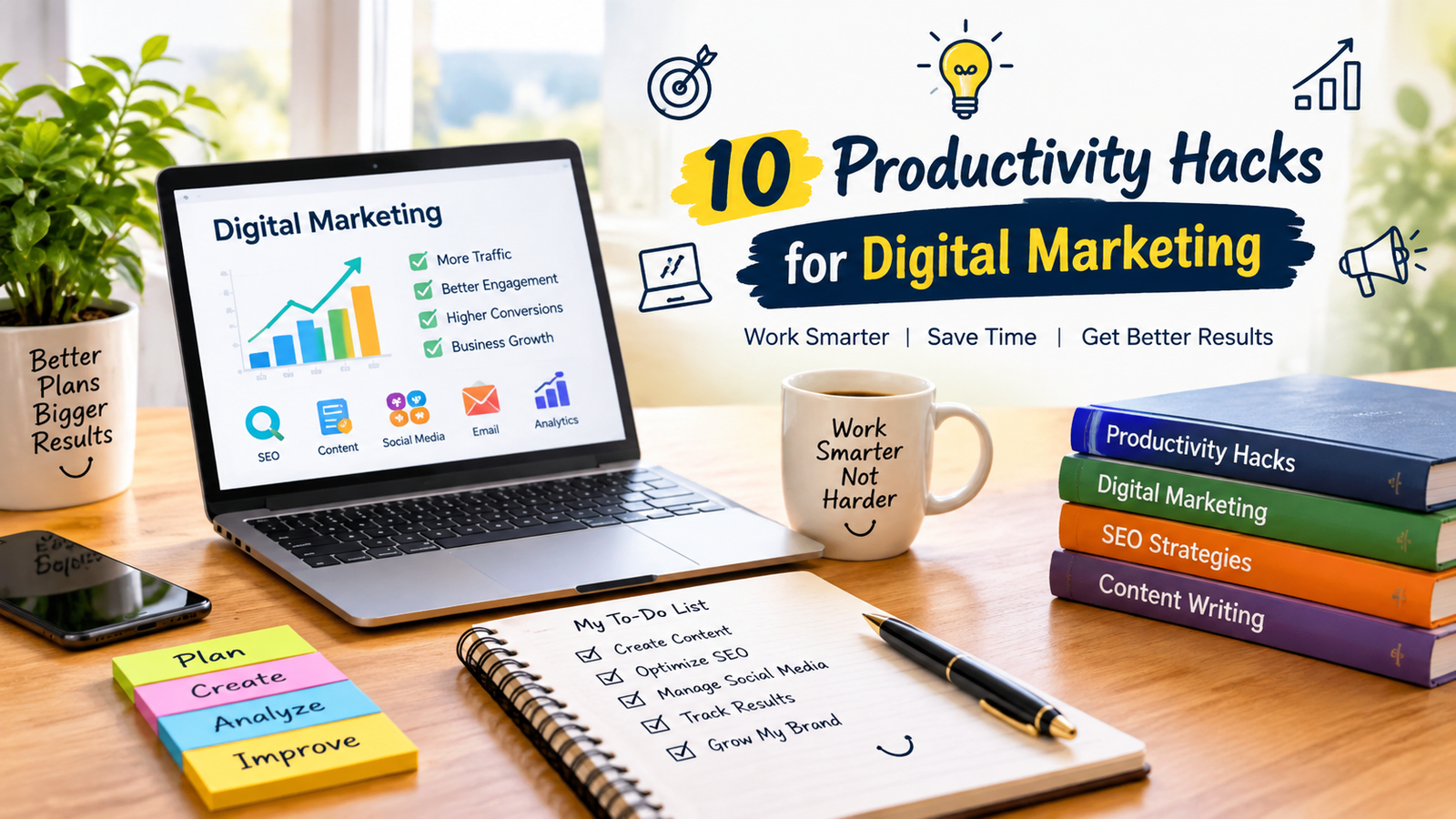 productivity hacks for digital marketing